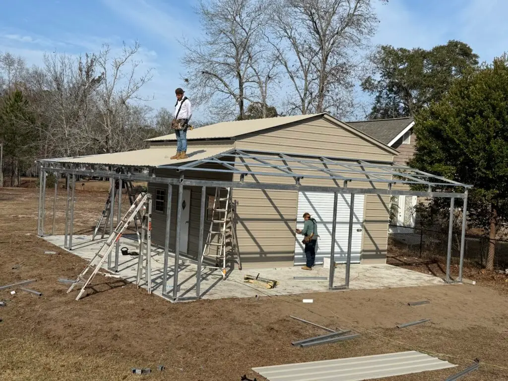 steel building contractor SC